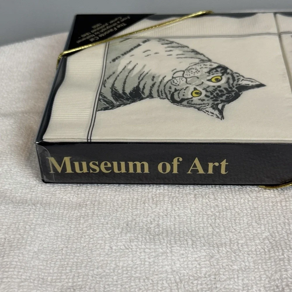 Metropolitan Museum of Art cat napkins